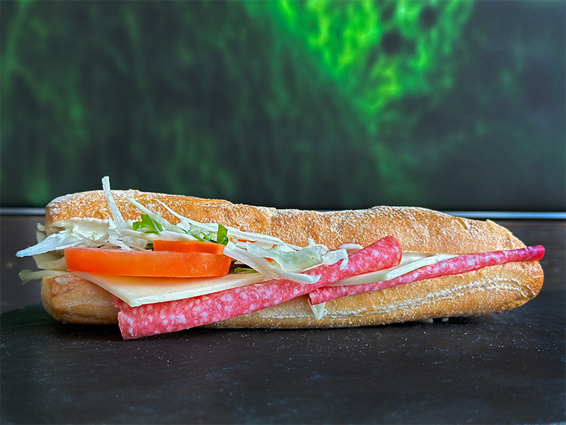 Baguette Double Cheese Salami